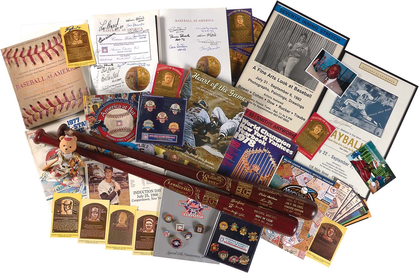 - Massive Hall of Fame Collection with Autographs from Cooperstown Employee (1000+)