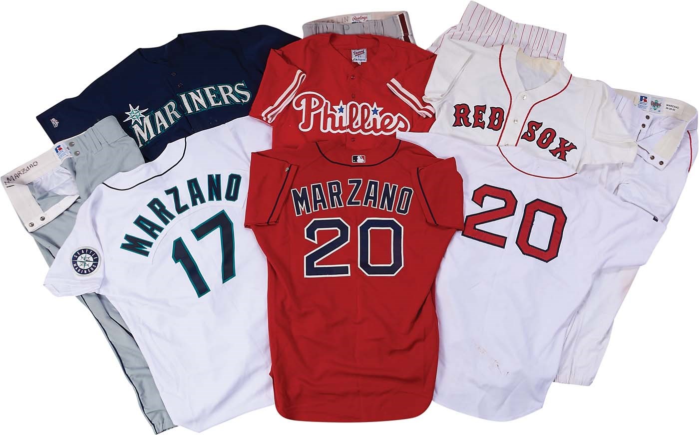 1980s-90s John Marzano Game Worn Jersey & Pants Collection (14)