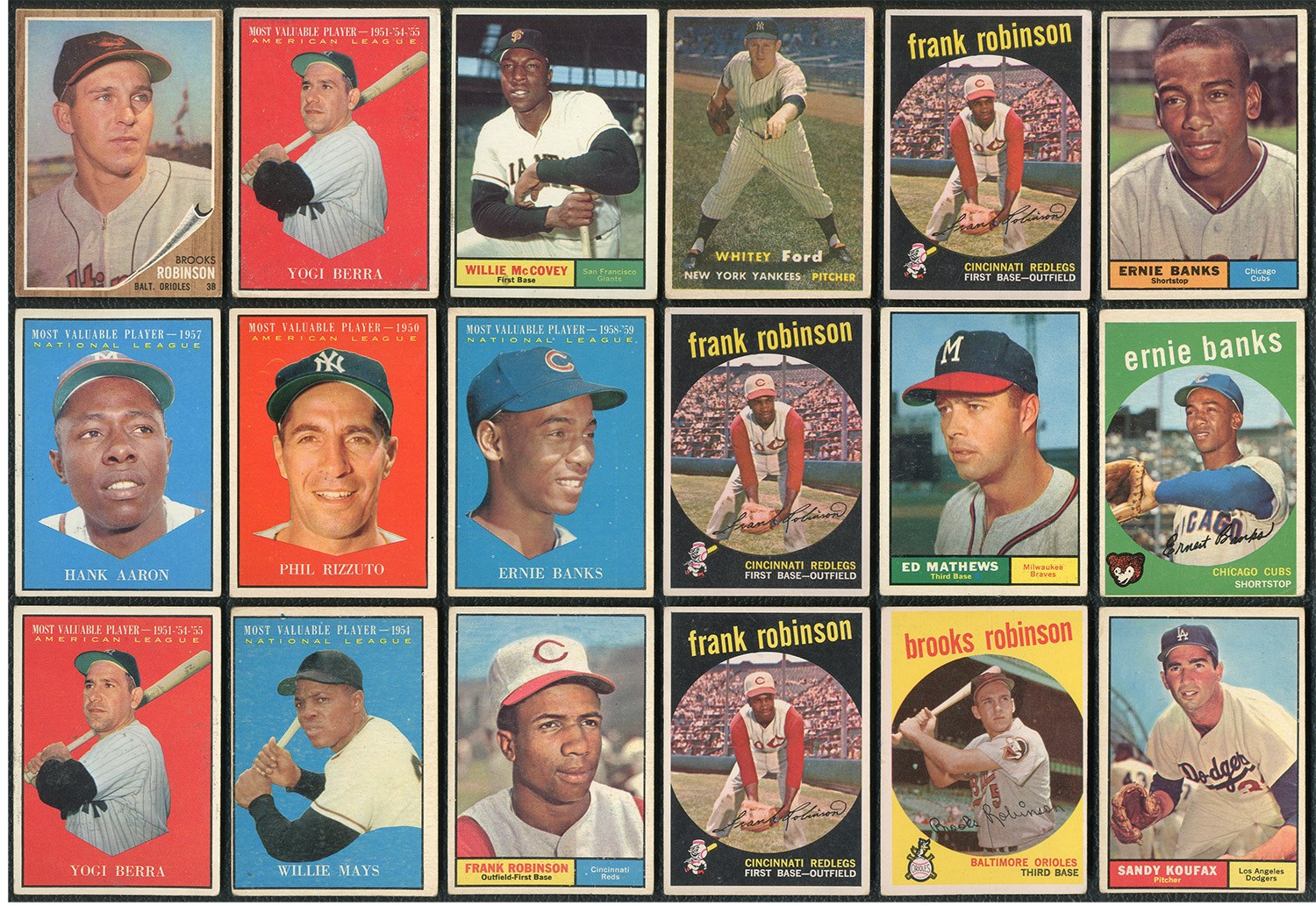 1957-65 Topps Shoebox Lot with Tons of Stars plus Extras!