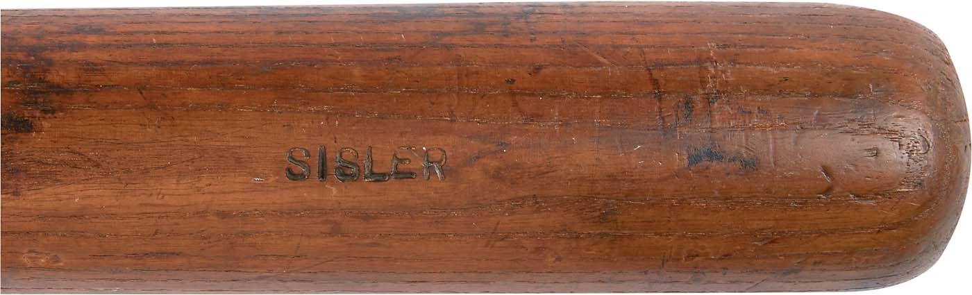 Baseball Equipment - George Sisler Rookie Era Game Used Bat (PSA 9)