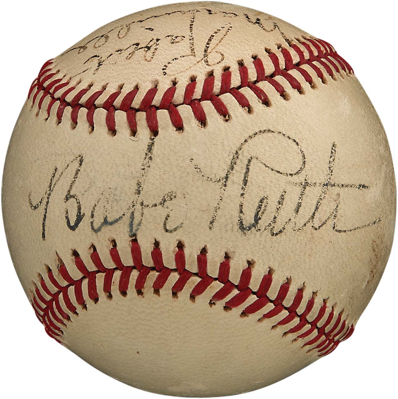 Ruth and Gehrig - 1947 Babe Ruth Day Multi-Signed Baseball (PSA & SGC)