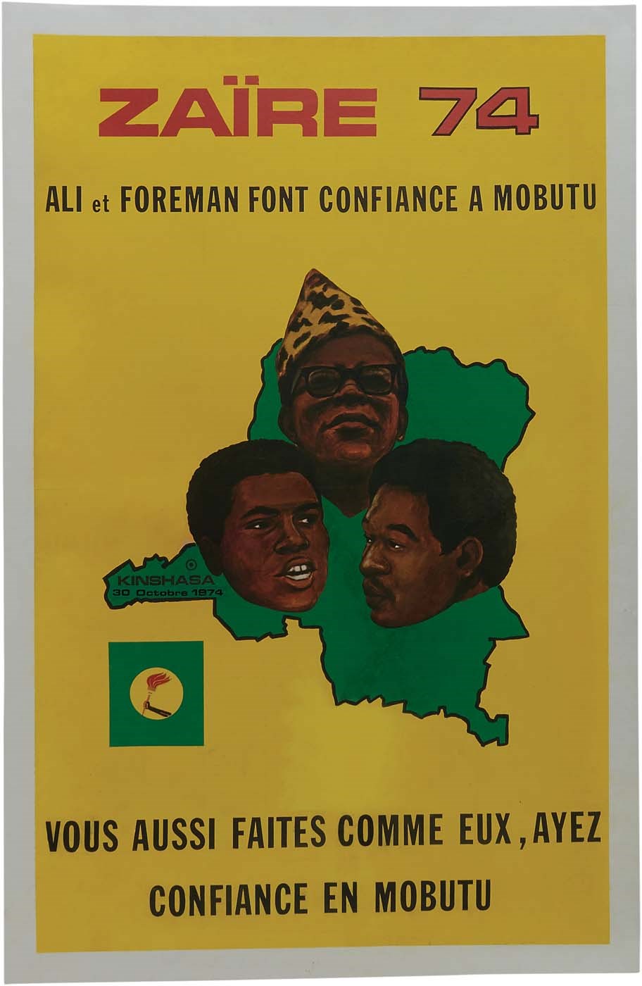 Muhammad Ali & Boxing - Muhammad Ali v. George Foreman On Site Poster (1974)