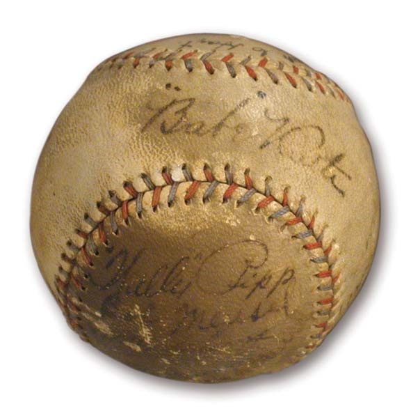 1925 New York Yankees Team Signed Baseball