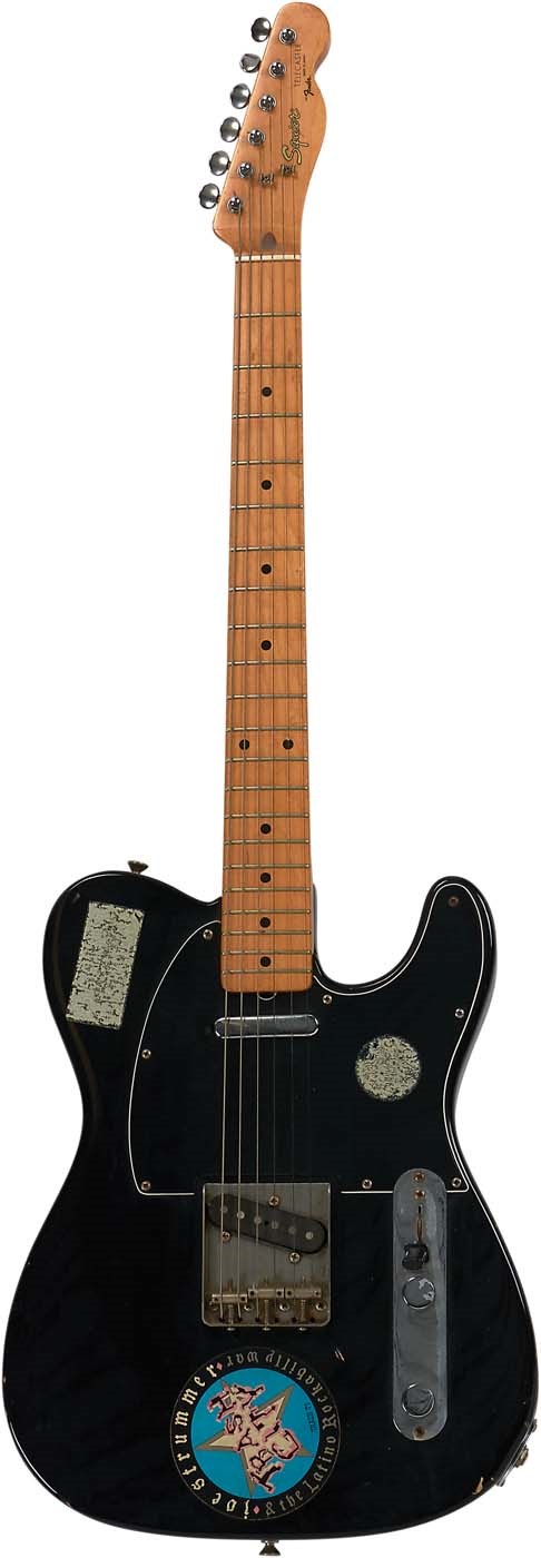 Joe Strummer of THE CLASH Studio Used Telecaster Guitar from His Manager