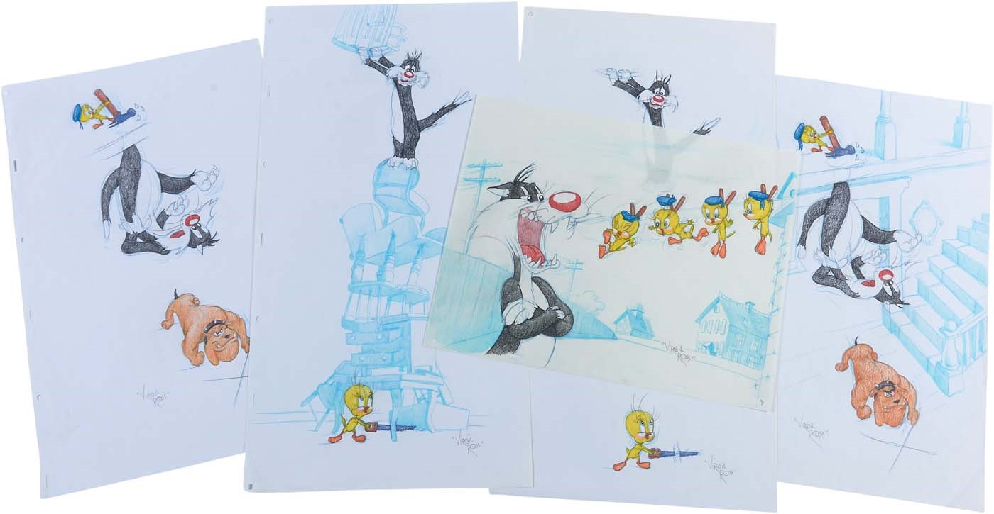 - 1990s Tweety and Sylvester Illustrations by Virgil Ross (5)
