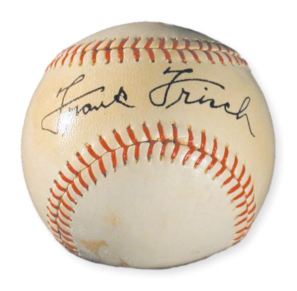 Single Signed Baseballs - Frank Frisch Single Signed Baseball