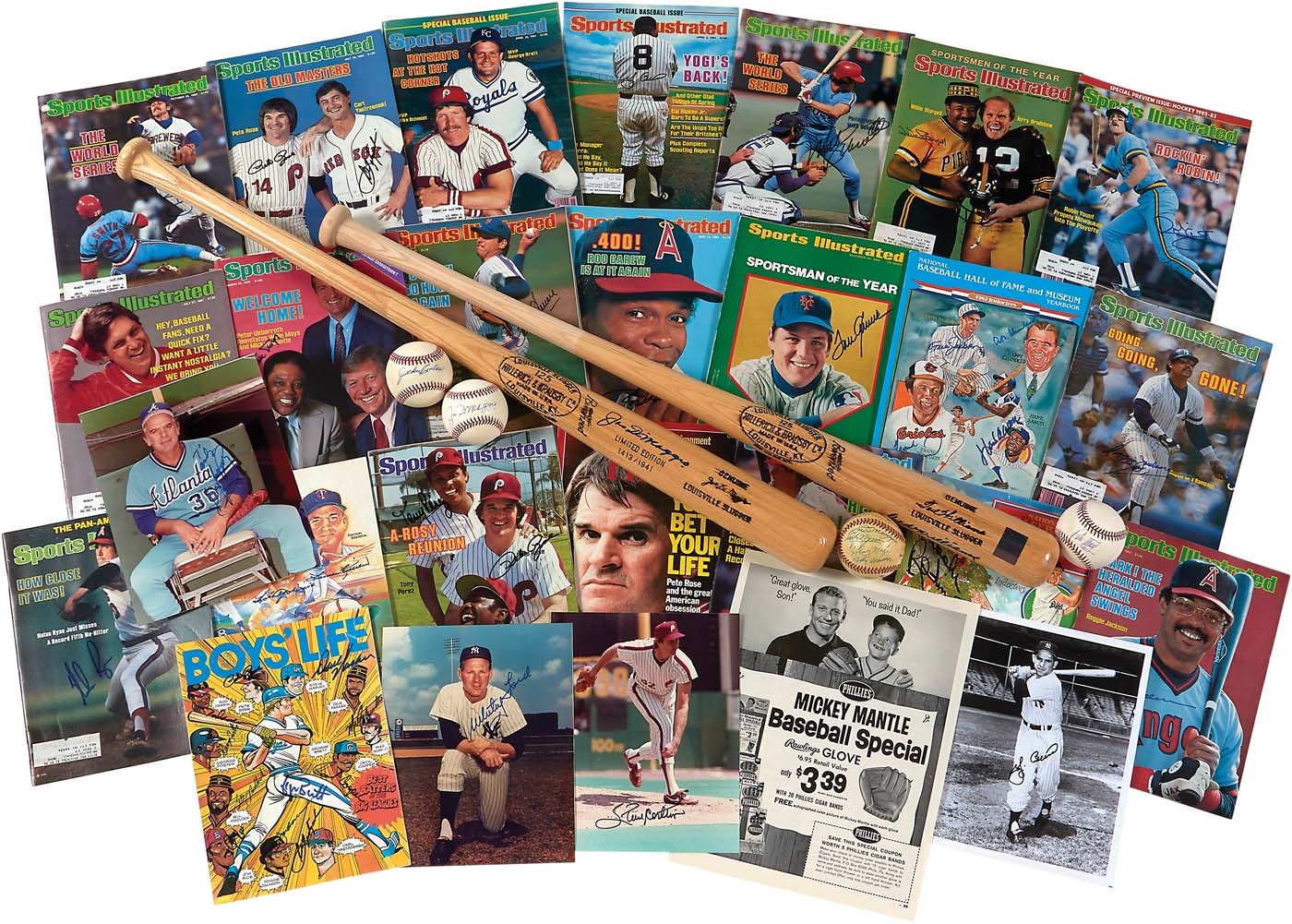 Baseball Autographs - Hall of Fame Legends Autograph with PSA MINT 9 500 Home Run Cub Ball (80)