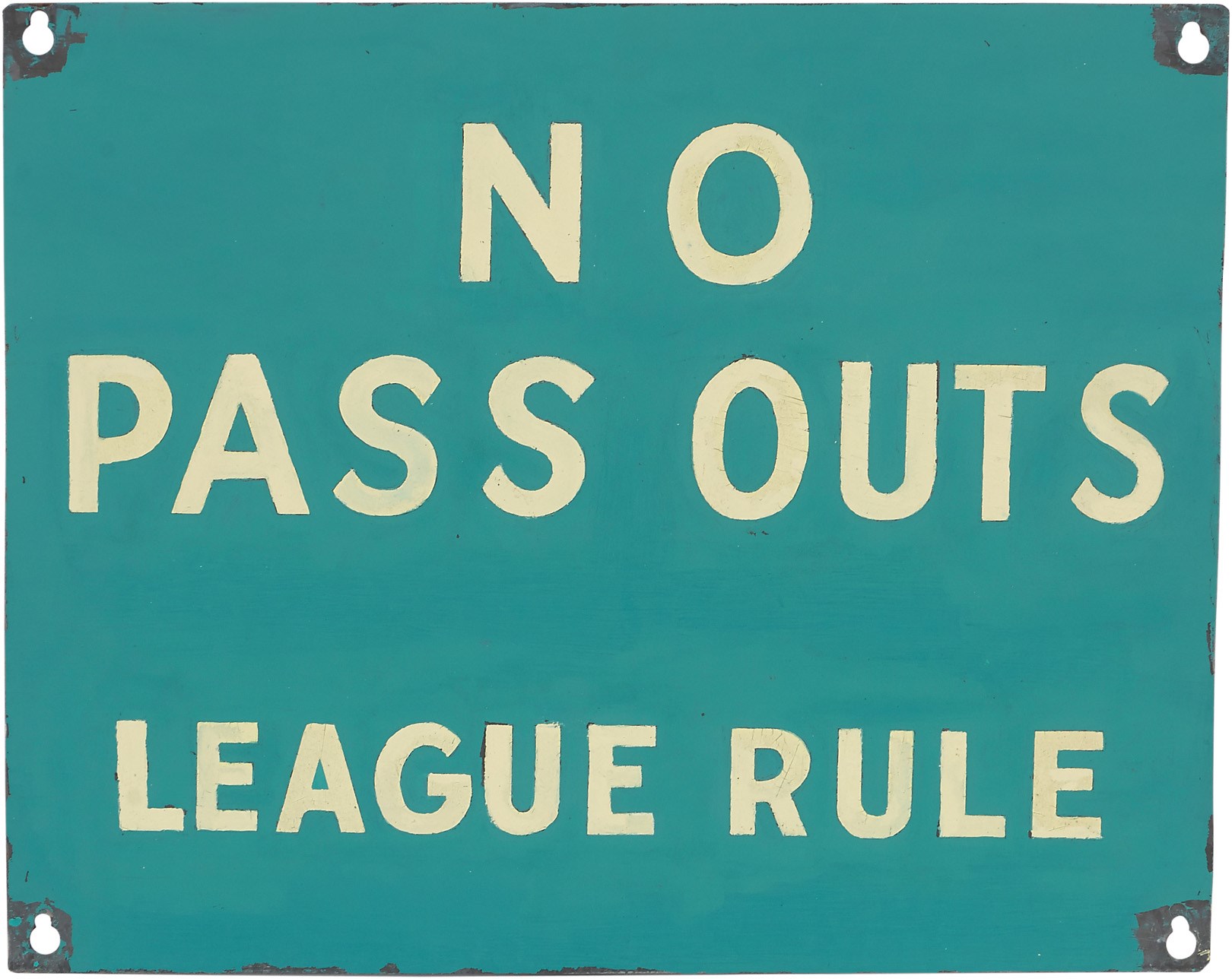 - 1955 Kansas City Municipal Stadium Sign (Stadium COA)