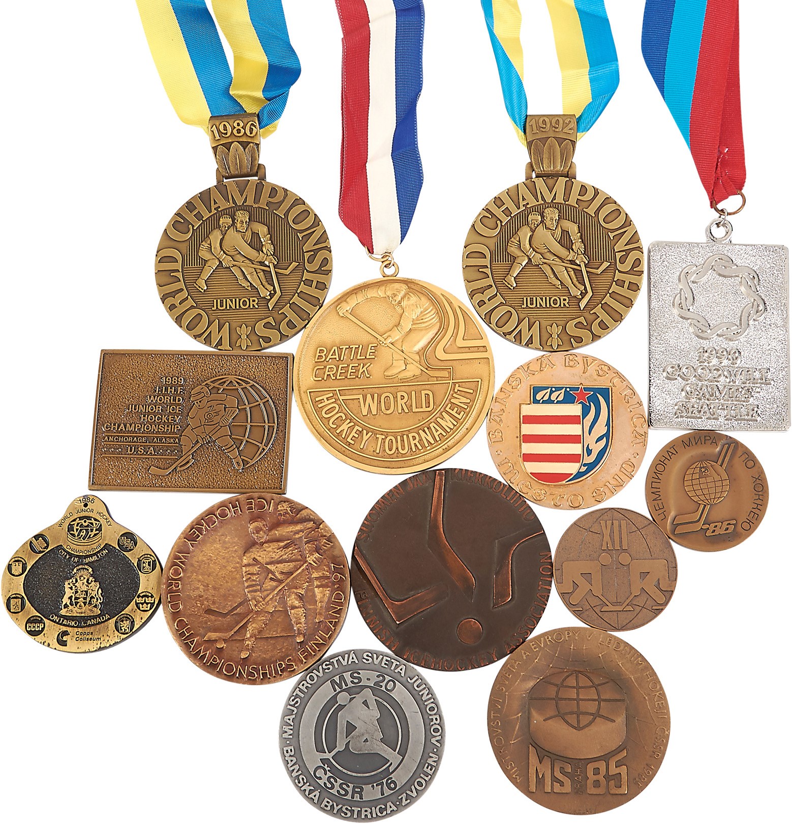 - Art Berglund Ice Hockey Medals Collection (13)