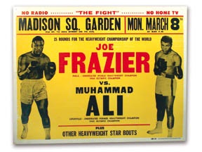 Muhammad Ali & Boxing - 1971 Ali-Frazier I Site Poster