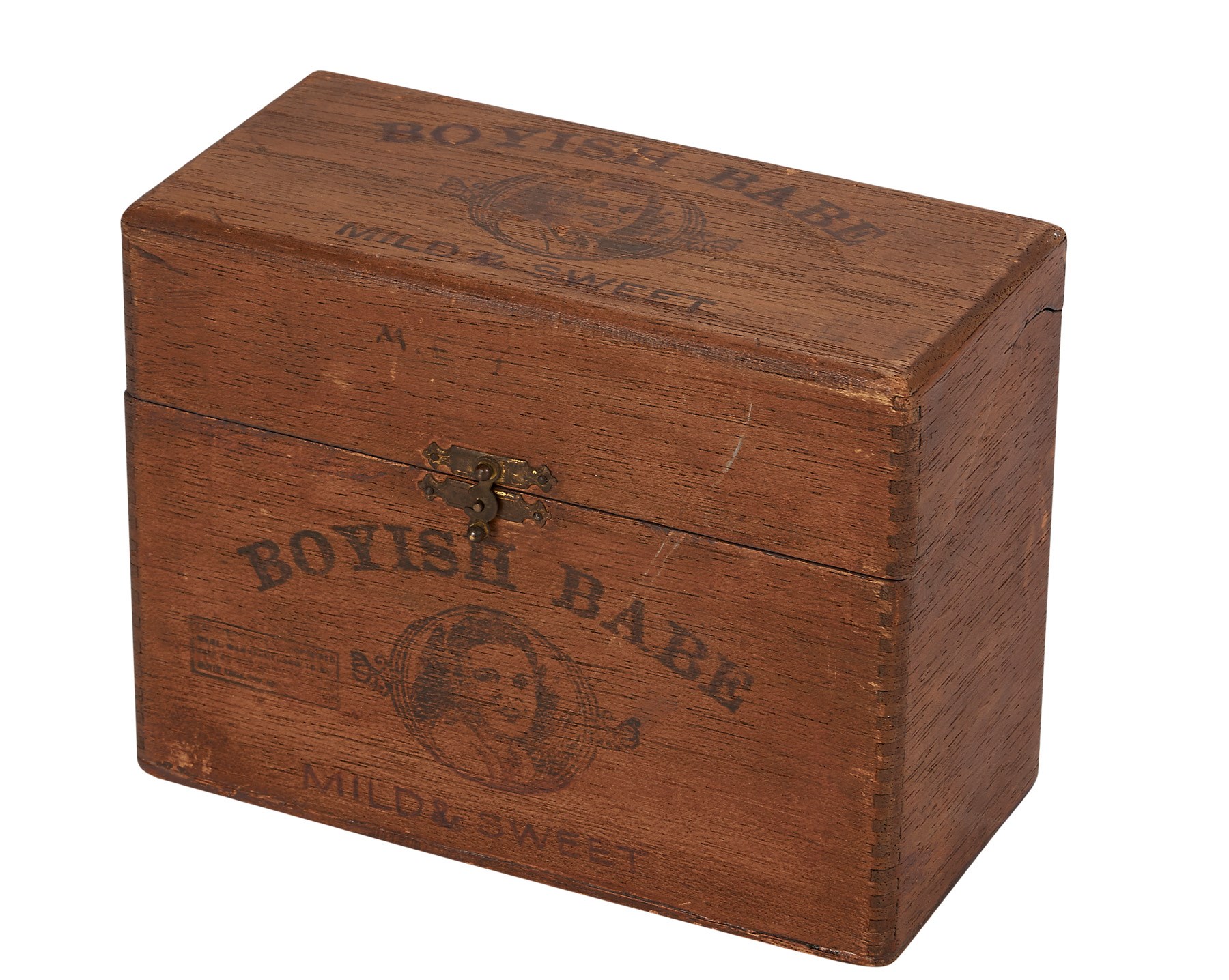 - 1920s "Boyish Babe" Babe Ruth Cigar Box