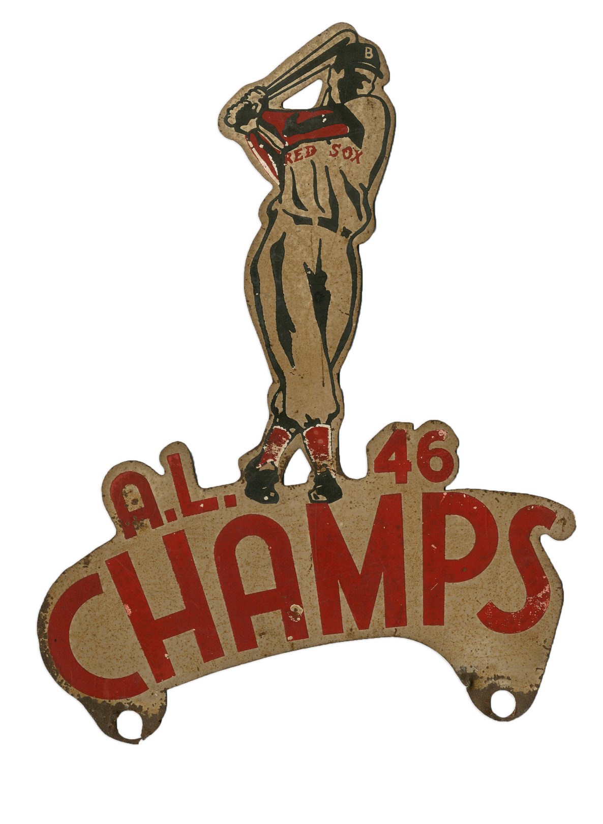 - 1946 Boston Red Sox A.L. Champions License Plate Topper