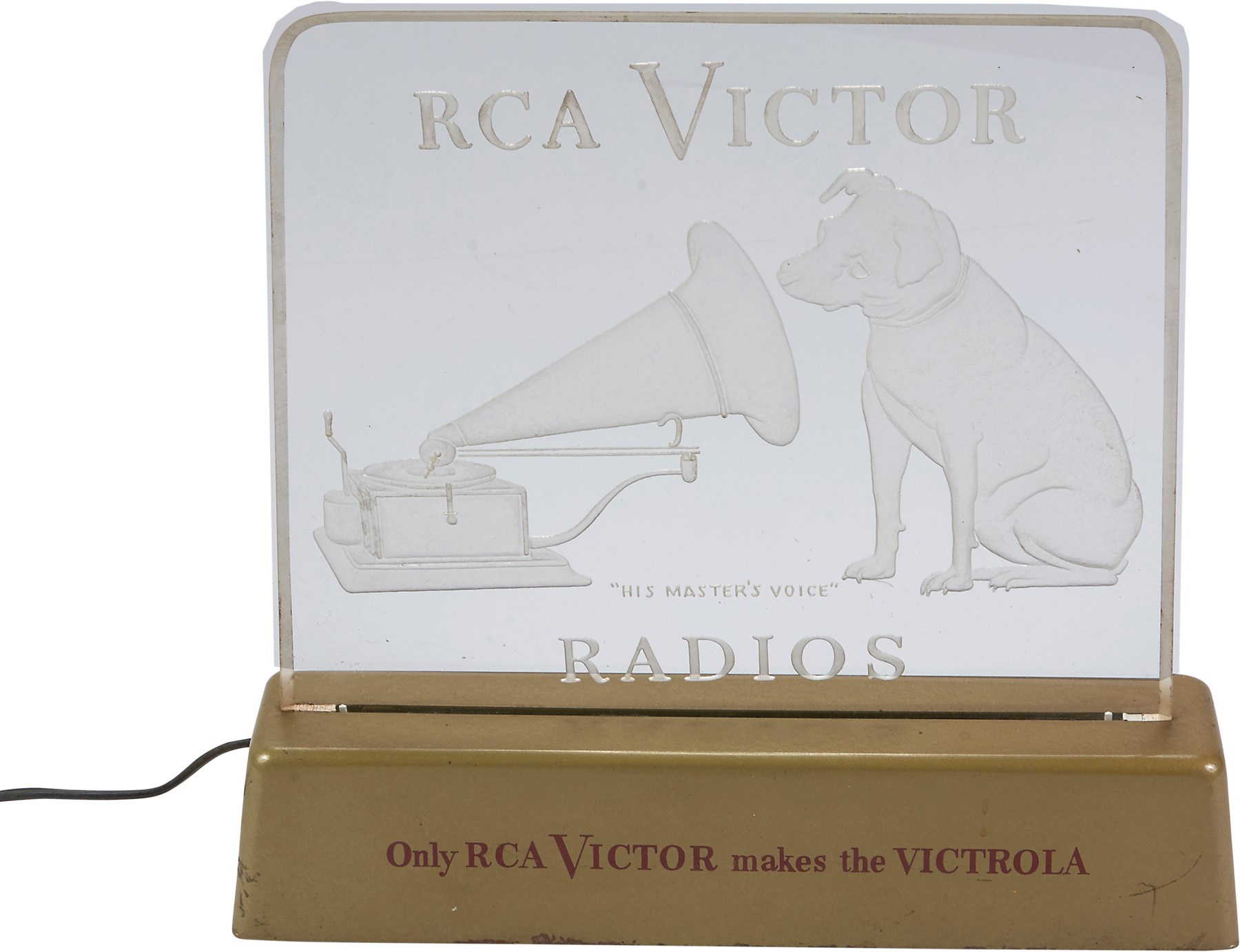 - 1940s RCA Victor Illuminated Counter Display