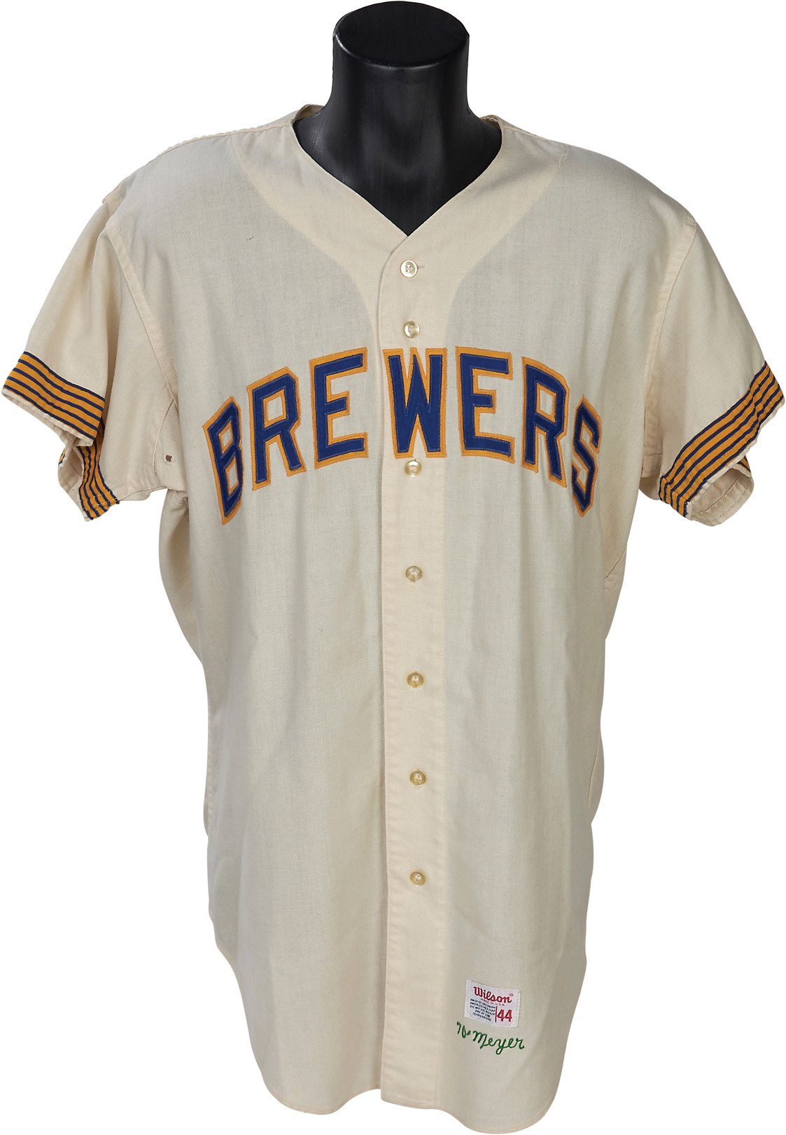 Baseball Equipment - 1970 Milwaukee Brewers Game Worn Jersey - Inaugural Season