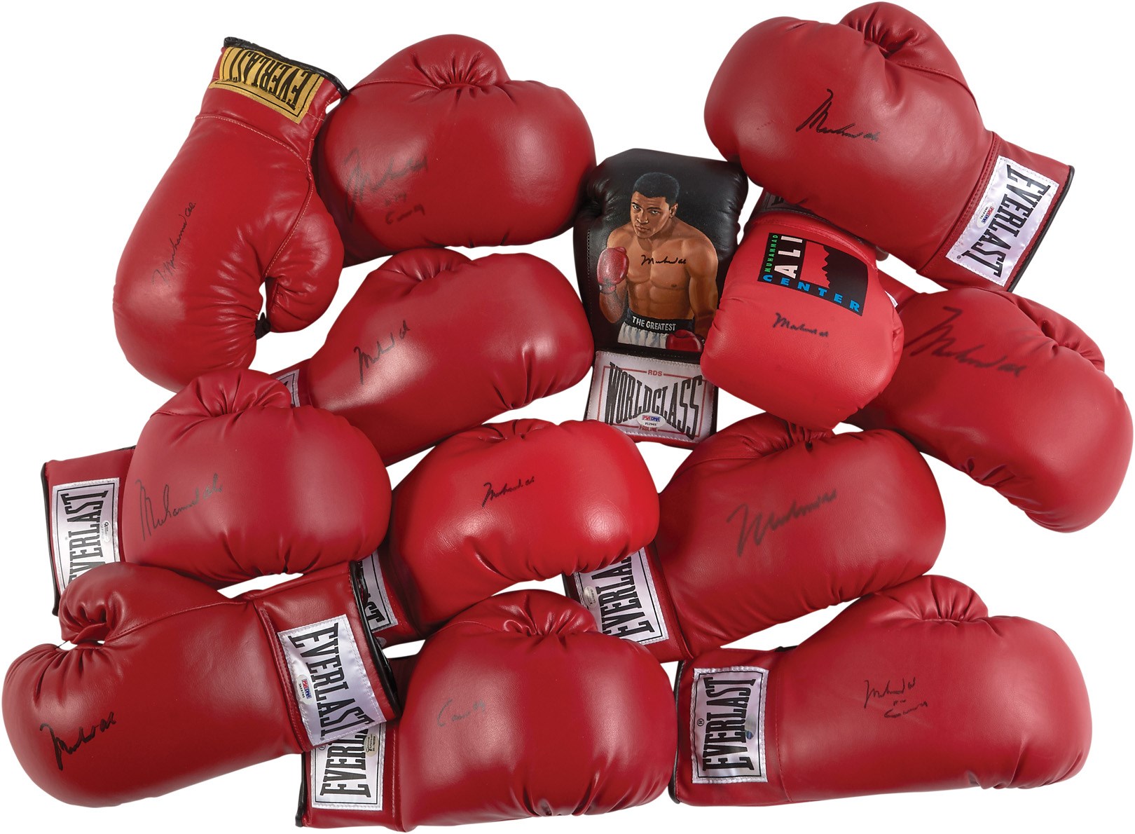 - Muhammad Ali & Cassius Clay Signed Boxing Glove Collection (13)