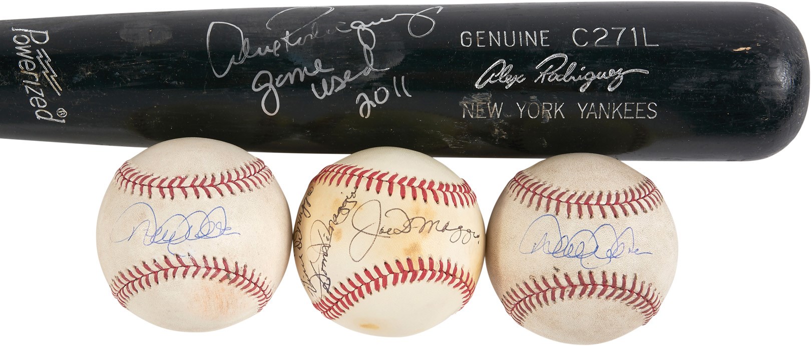 - Yankees & Dodgers Legends Signed Baseballs and Game Used Collection (11)