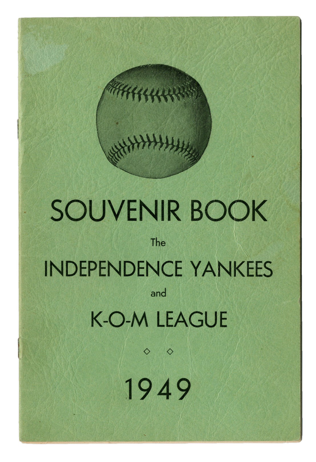 Mantle and Maris - 1949 Independence Yankees Yearbook featuring Mickey Mantle