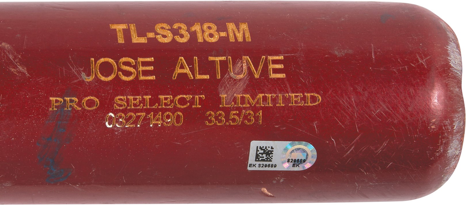 Baseball Equipment - 2014 Batting Champion Jose Altuve Game Used Astros Bat (MLB Auth. & Photo-Matched)