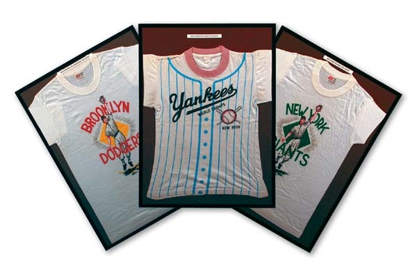 New York Baseball - 1950’s New York City Baseball Teams Child’s Shirts (3)