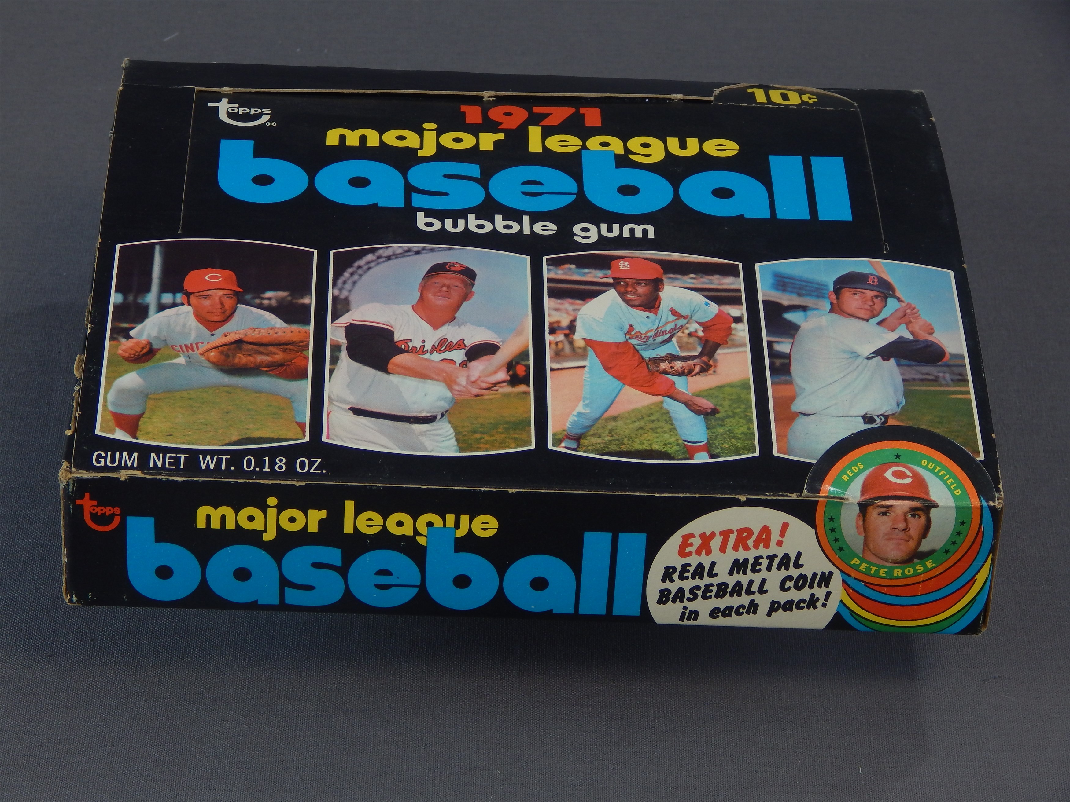 1971 Topps Baseball 4th Series Empty Display Box