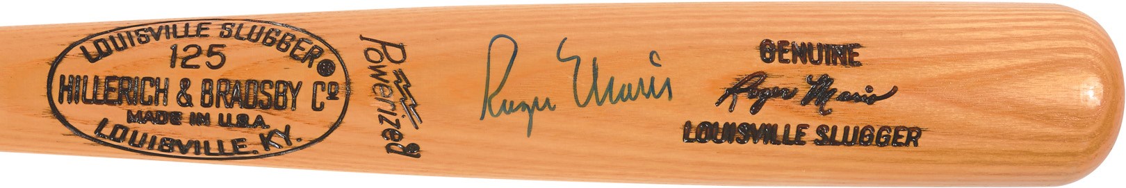 - Beautiful Roger Maris Single-Signed Bat (PSA NM-MT 8)