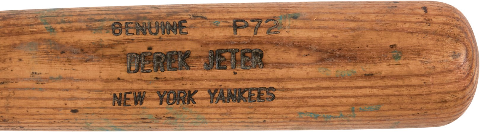 NY Yankees, Giants & Mets - Derek Jeter Game Used Bat From His Very First Professional Order (PSA 8.5)
