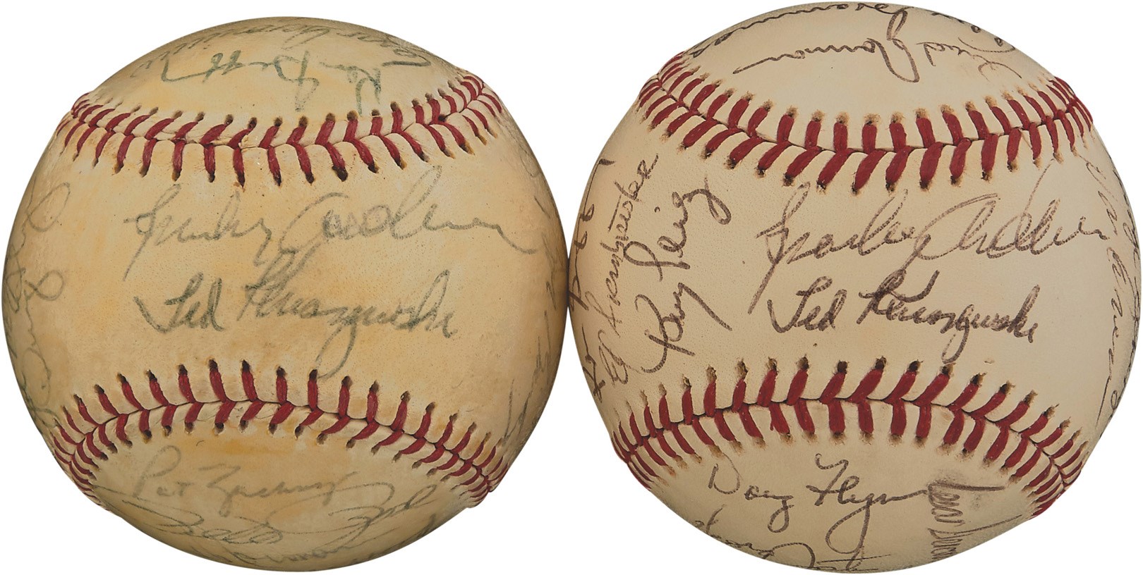 - 1975 & 1976 World Champion Cincinnati Reds Team-Signed Baseballs - Obtained by '75 WS Champ (PSA)