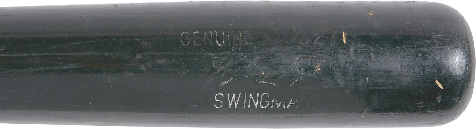 - 2001-07 Ken Griffey Jr. Game Used "Swingman" Reds Bat (PSA GU 10)