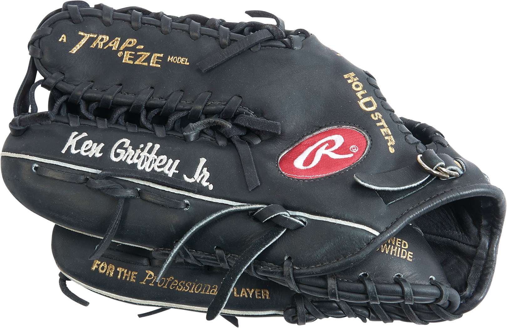 2008-09 Ken Griffey Jr. Game Worn Fielder's Glove (PSA LOA)