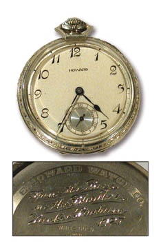- 1927 Earle Combs Presentational Pocket Watch