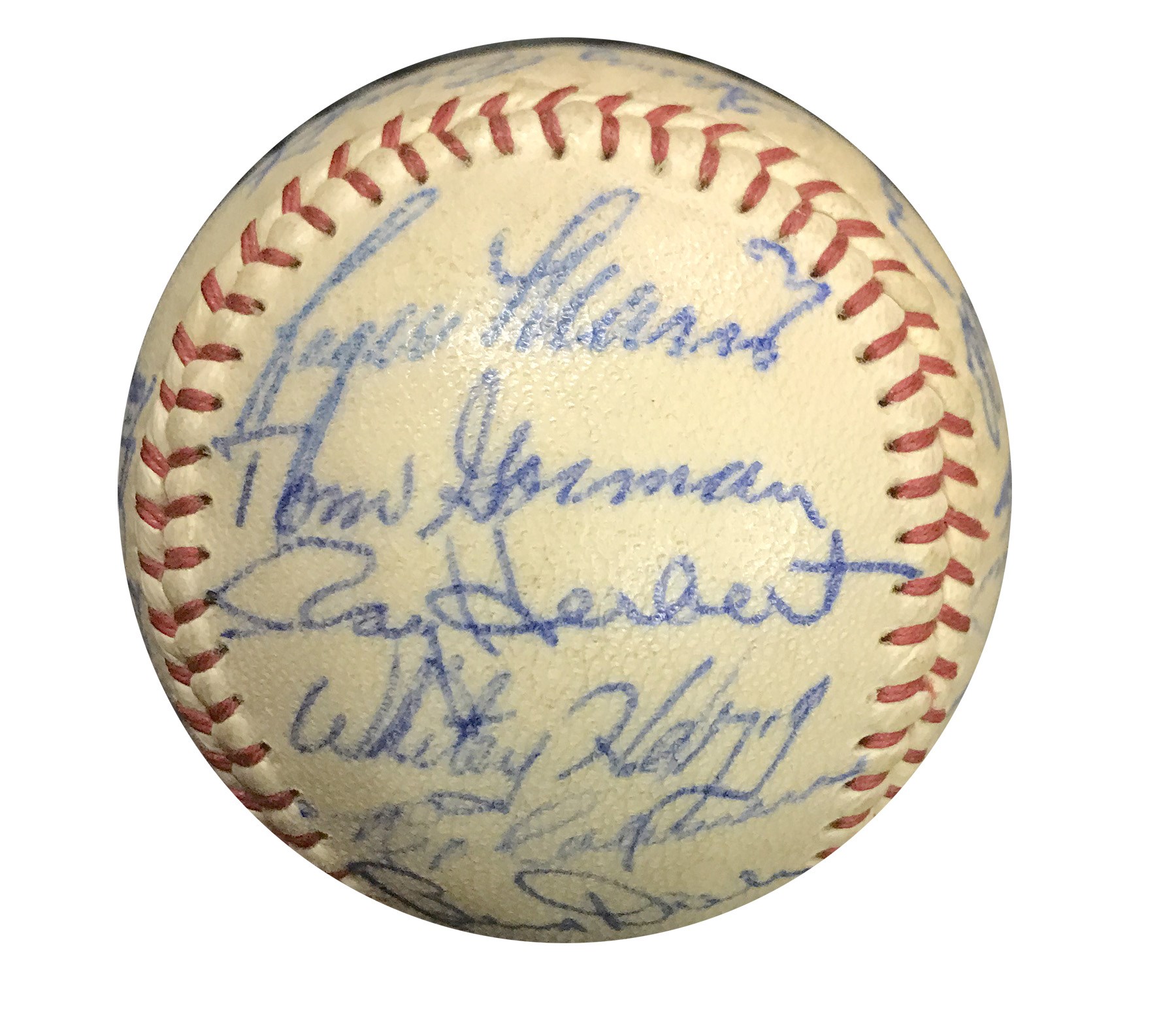 - 1959 Kansas City Athletics Team-Signed Baseball with Roger Maris (PSA)