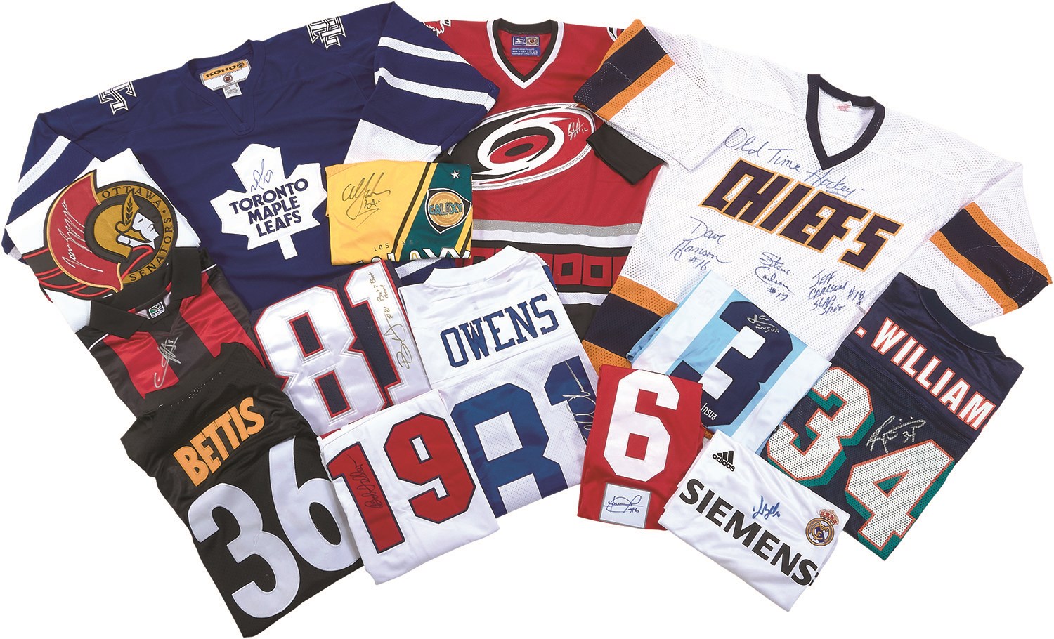 - Multi-Sports Signed Jersey Collection (25+)
