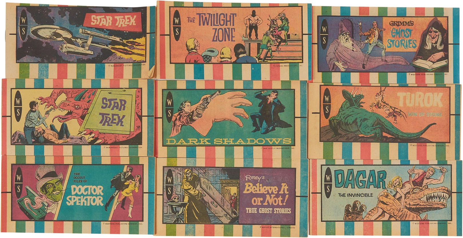 - 1974-75 Star Trek Whitman Mini Comic Books in Original Shipping Case (appx 1700+)