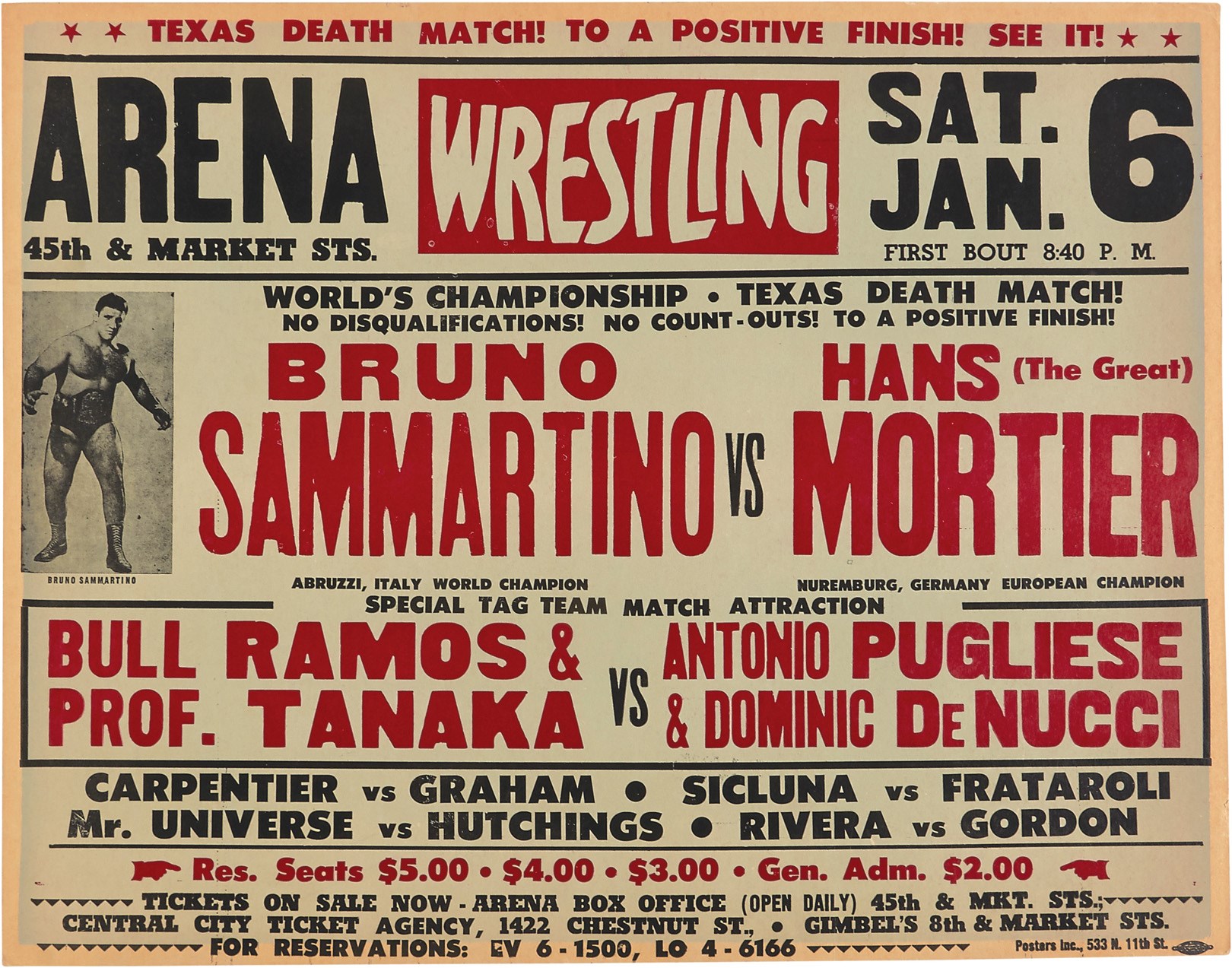 Muhammad Ali & Boxing - Bruno Sammartino On Site Poster