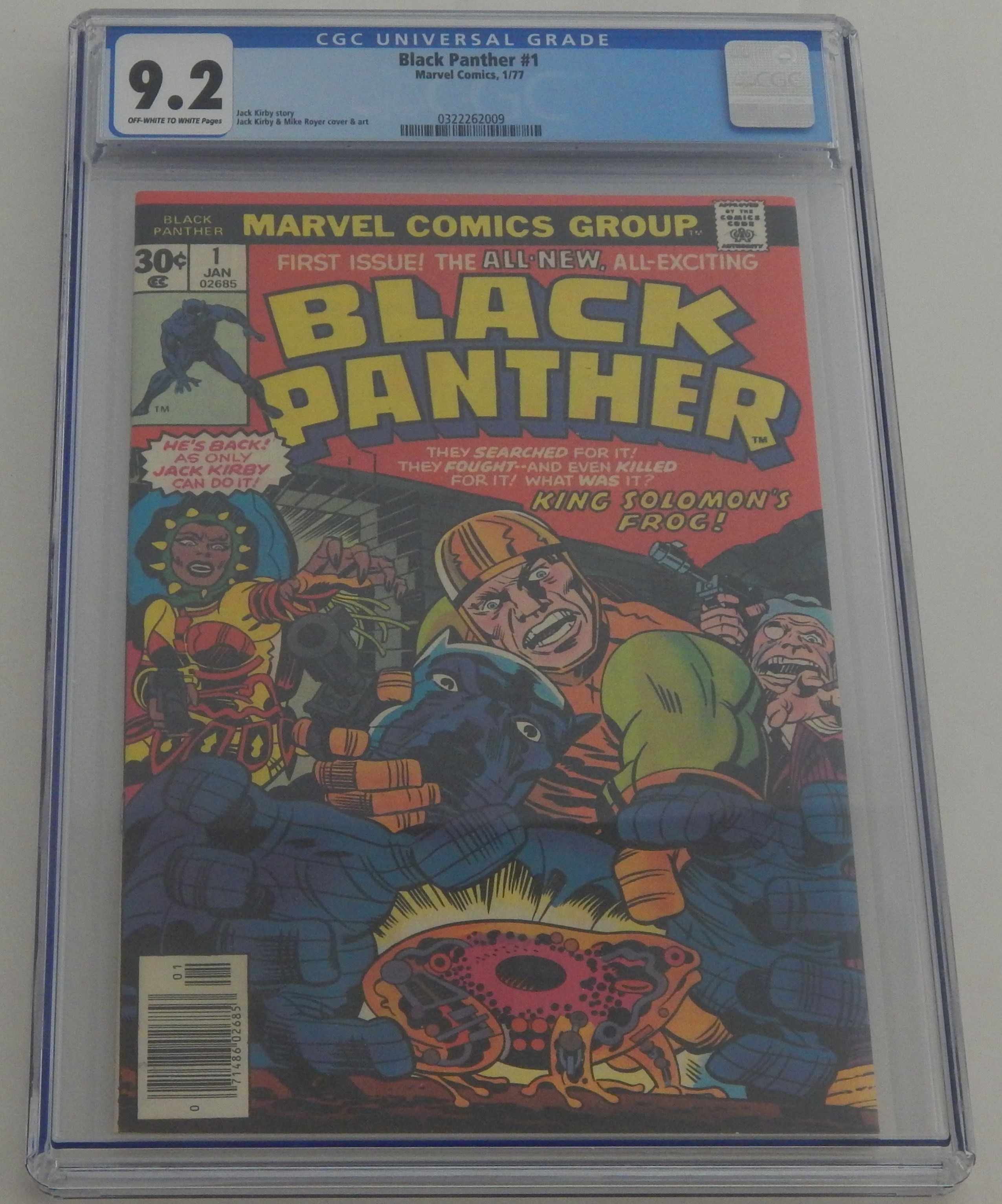 - Black Panther #1 Marvel Comic (CGC 9.2)
