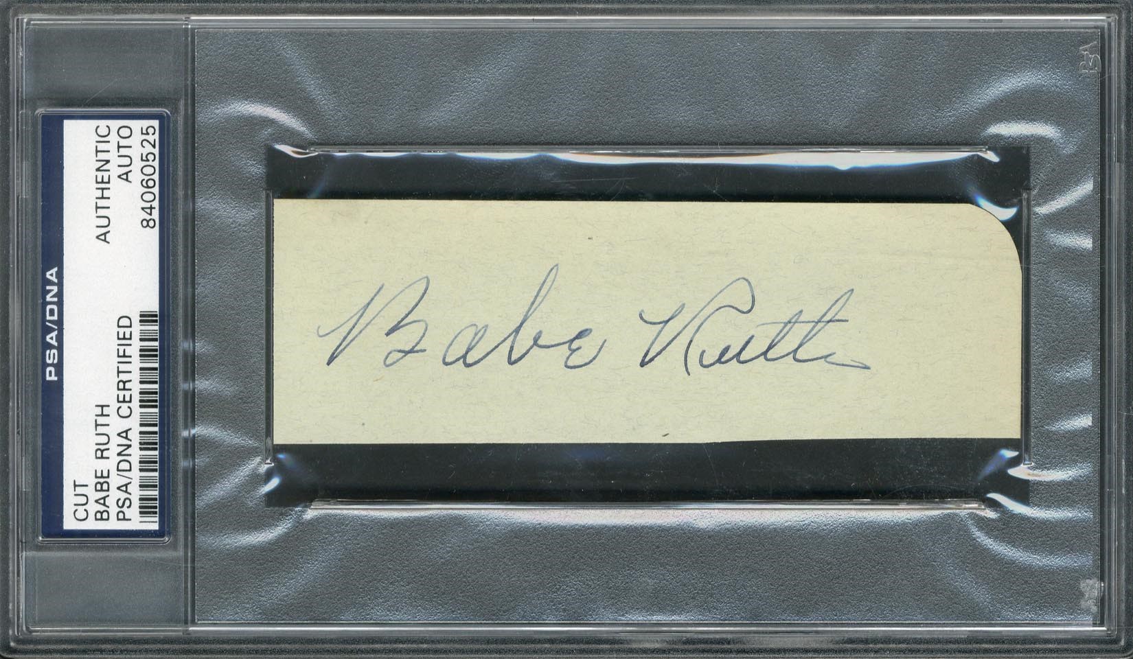 Ruth and Gehrig - 1940s Babe Ruth Signature (PSA)