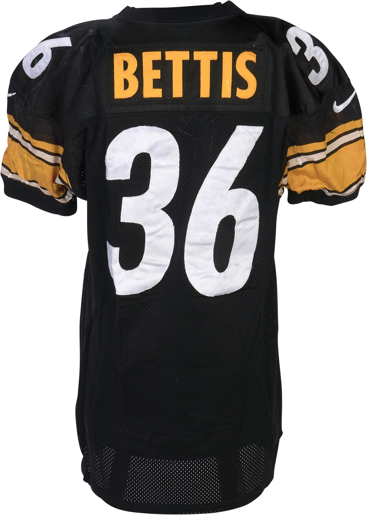 - 1997 Season Jerome Bettis Pittsburgh Steelers Game Worn Jersey - 646yds & 3TD's (Photo-Matched to 6 Games)