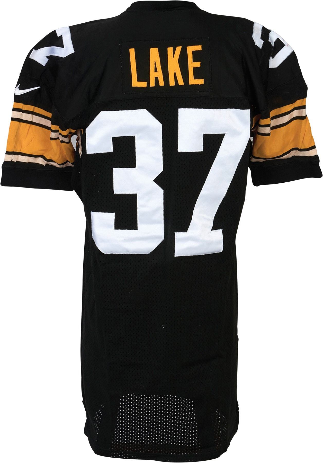 - 1996 Carnell Lake Pittsburgh Steelers Game Worn Jersey (Photo-Matched)