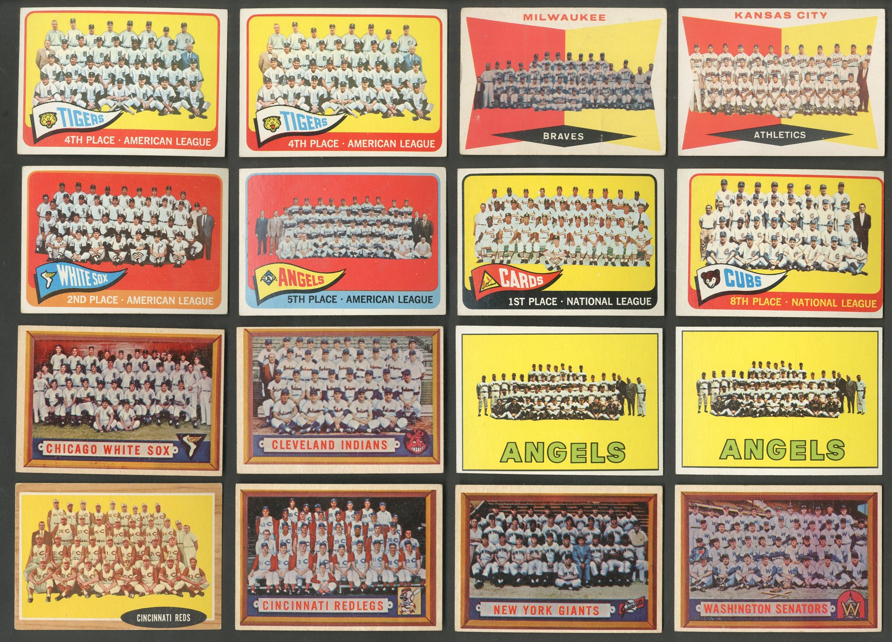 - 1950s-60s Topps Baseball Team Card Collection (40+)