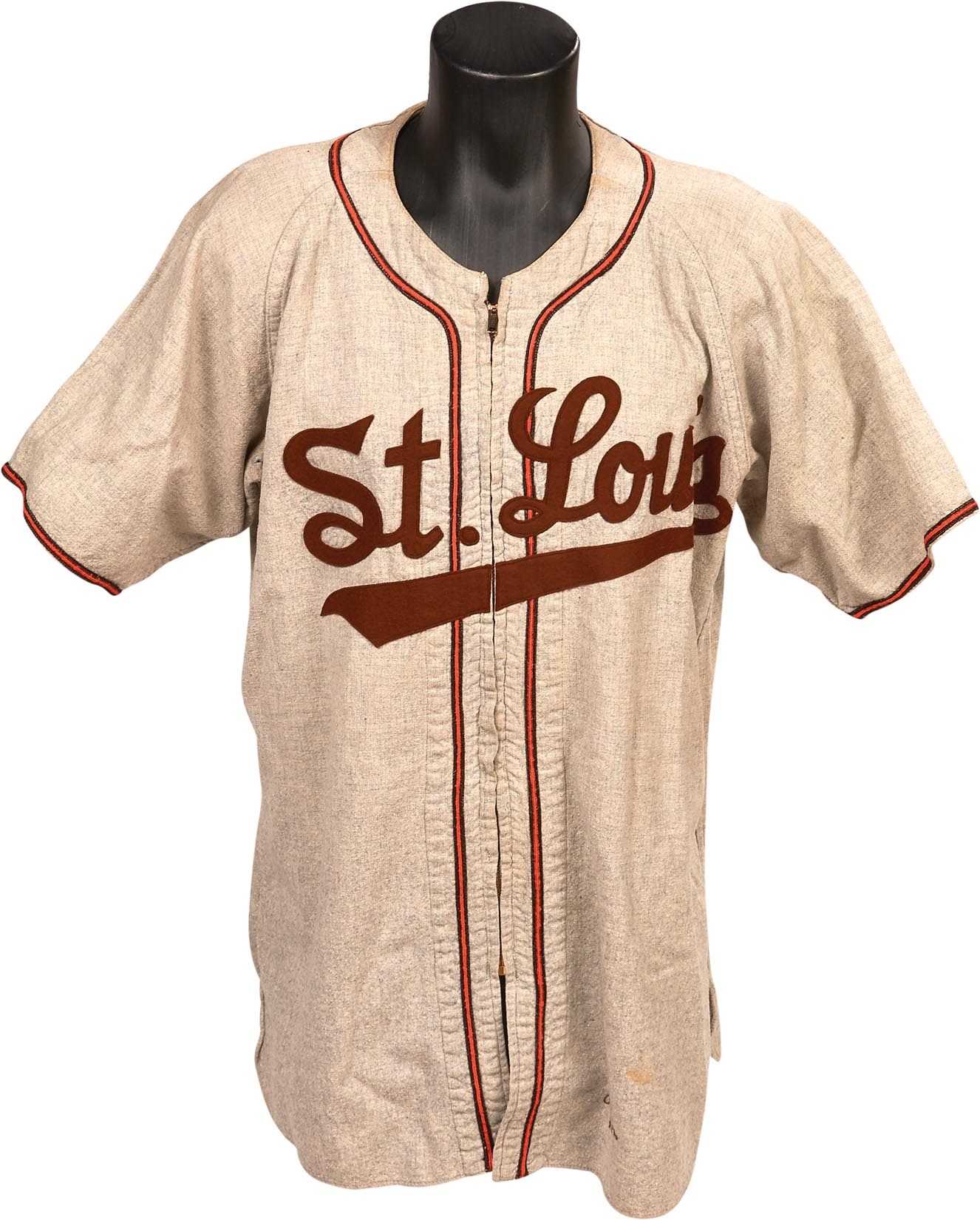 Baseball Equipment - 1946 Nels Potter St. Louis Browns Game Worn Jersey