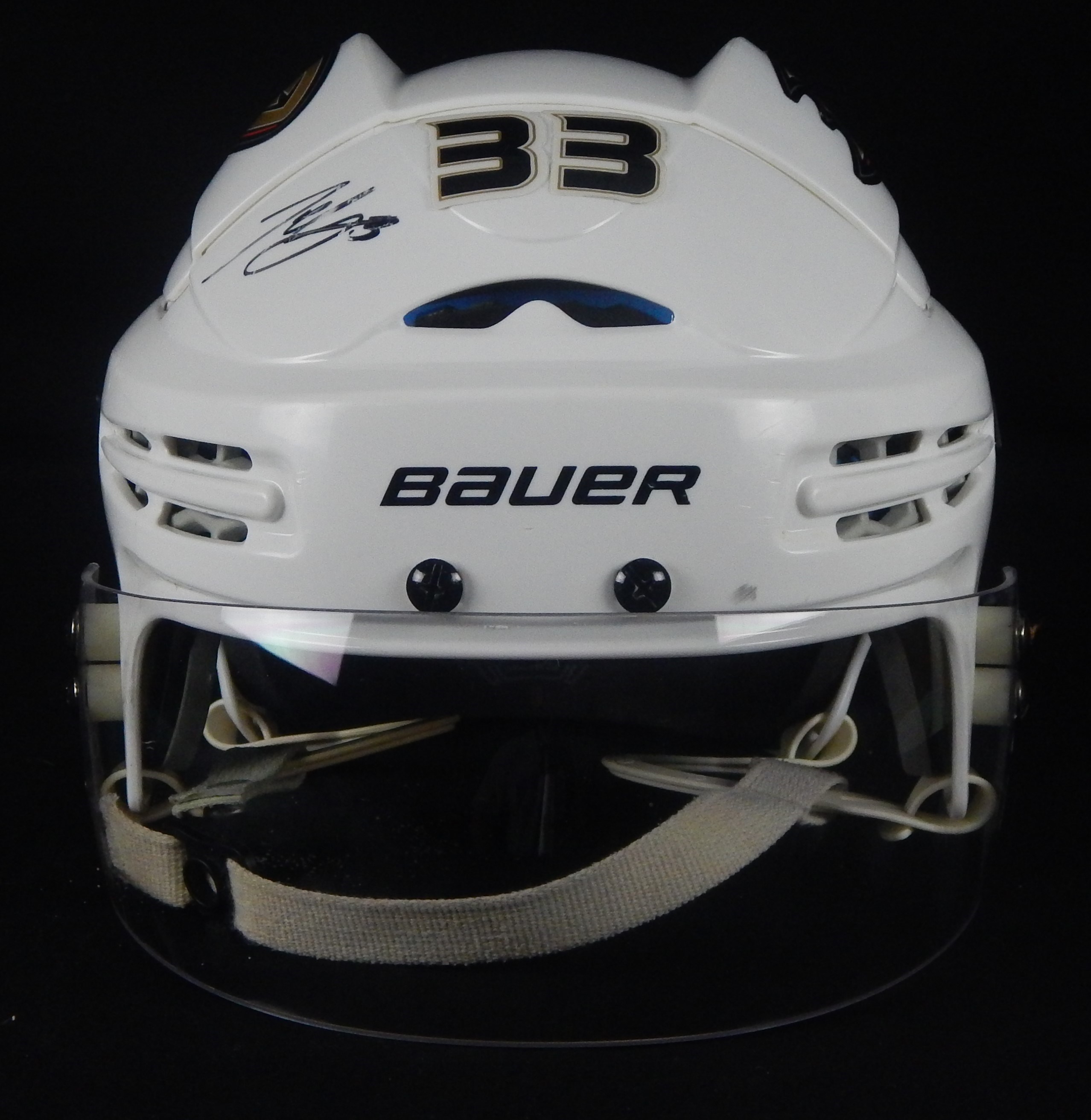 - Circa 2014-15 Anaheim Ducks Jakob Silfverberg Game Use/Signed Helmet