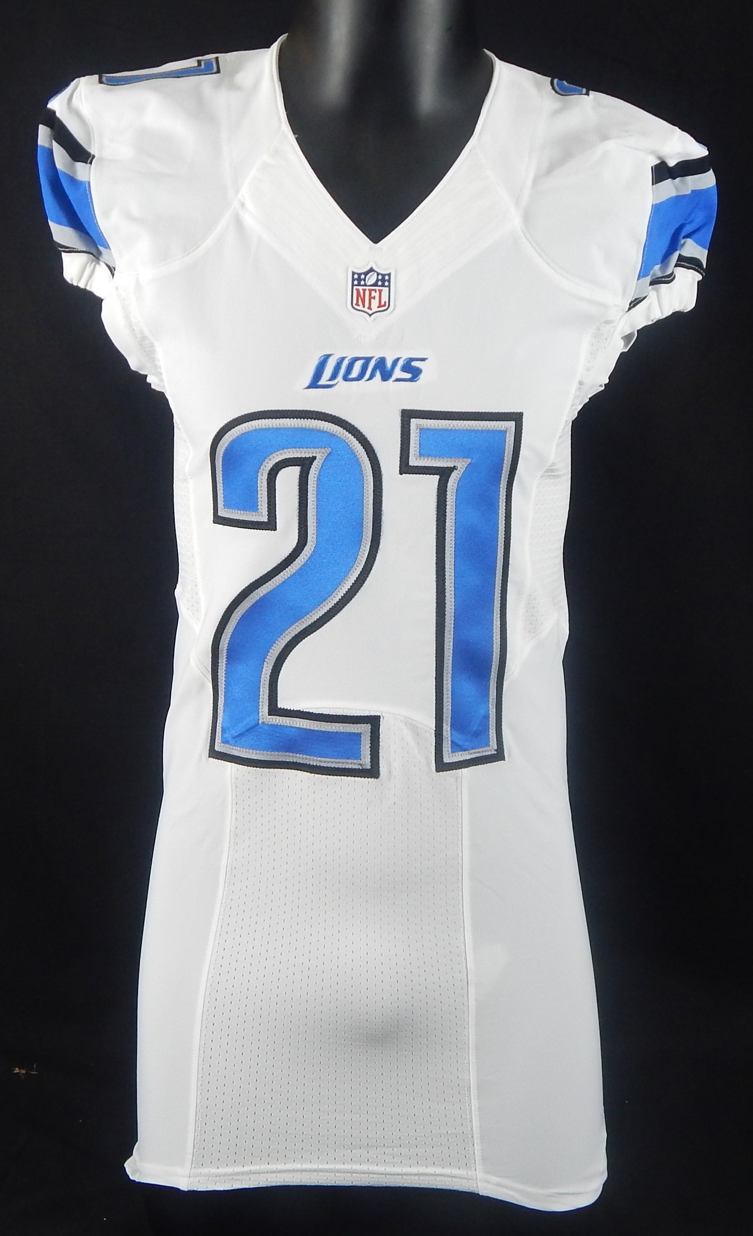 - 2014 Reggie Bush Detroit Lions Game Issued NFL Jersey
