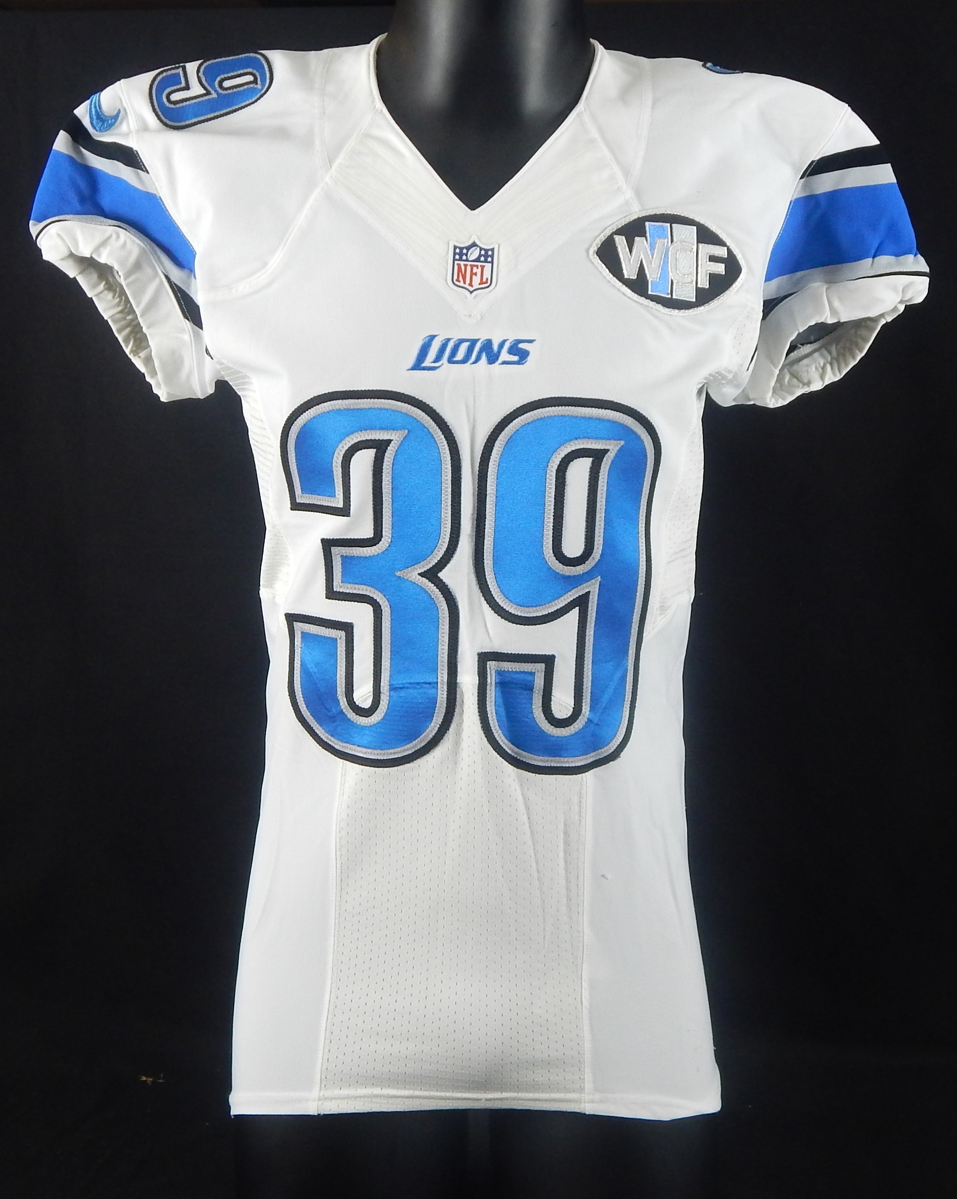 - 2015 Detroit Lions Marion Grice Game Worn Jersey