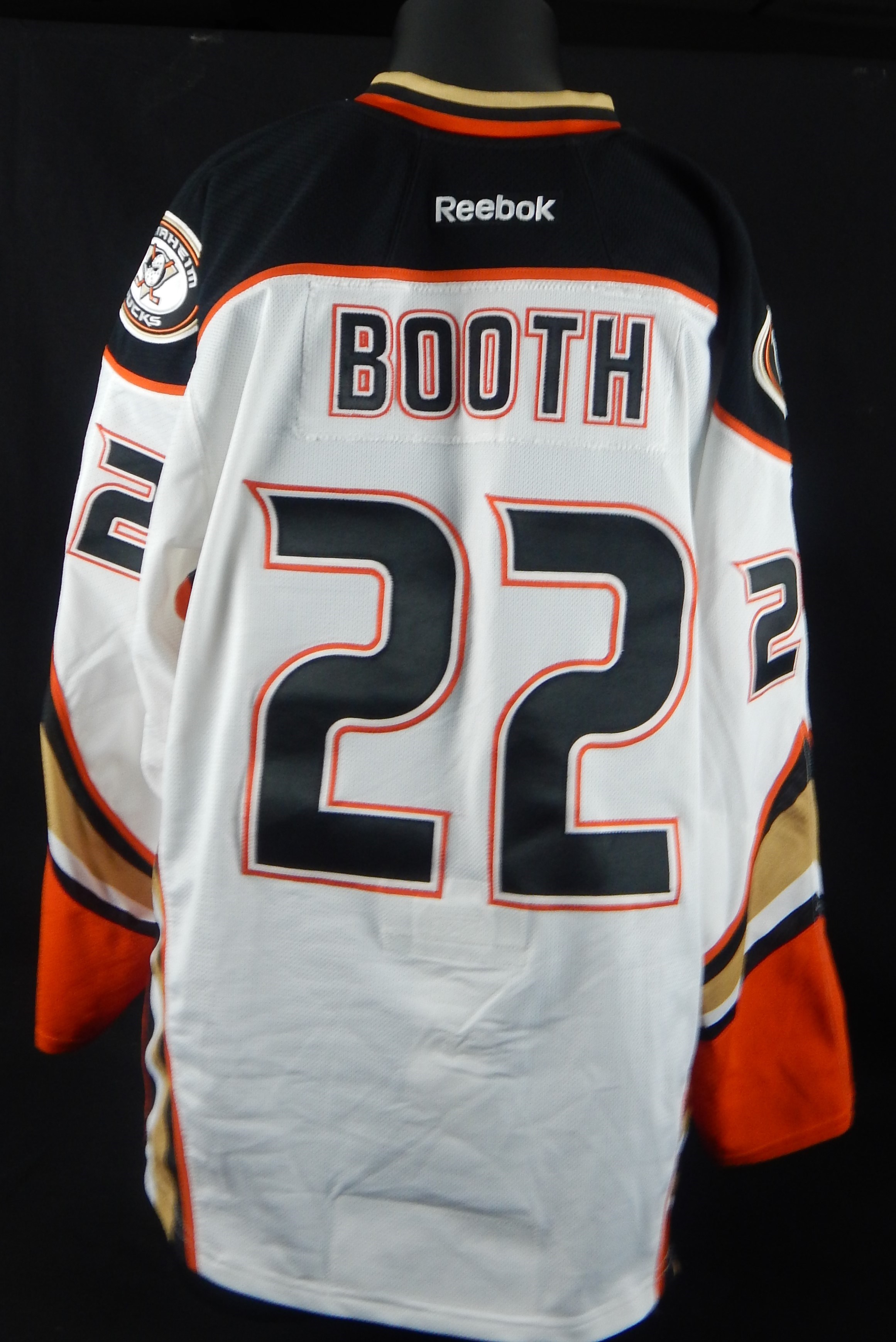 - 2016 Anaheim Ducks David Booth Game Worn Jersey