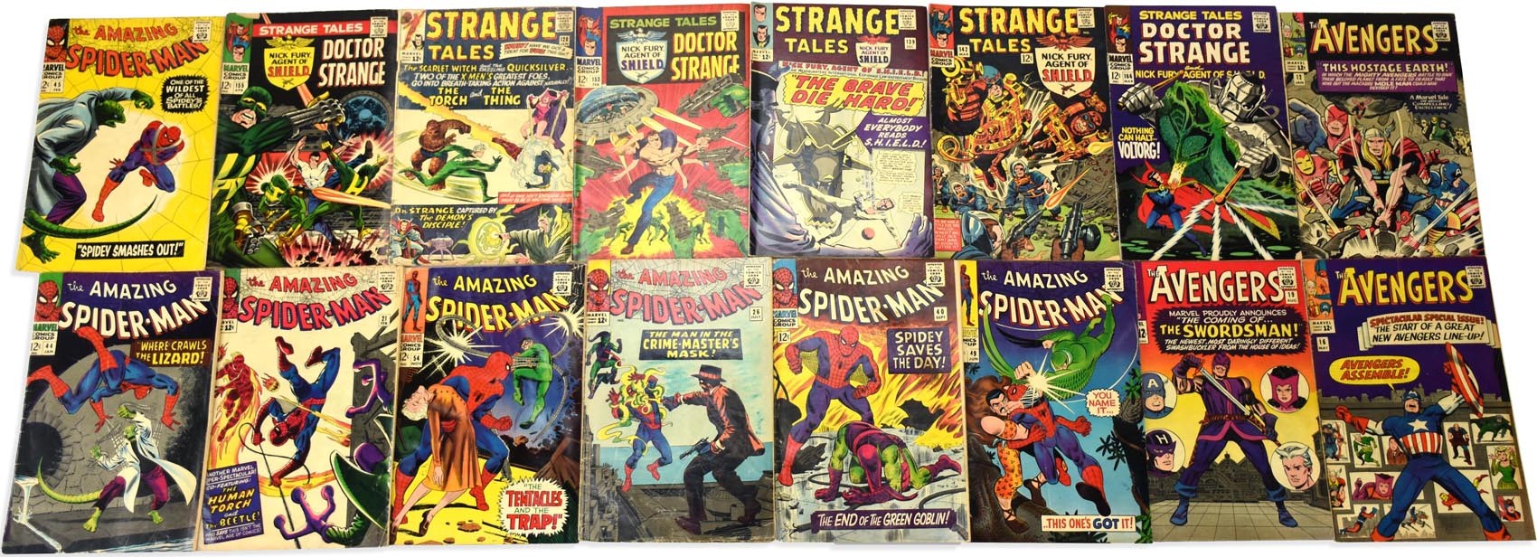 - 1960s Marvel Comic Book Collection (16)