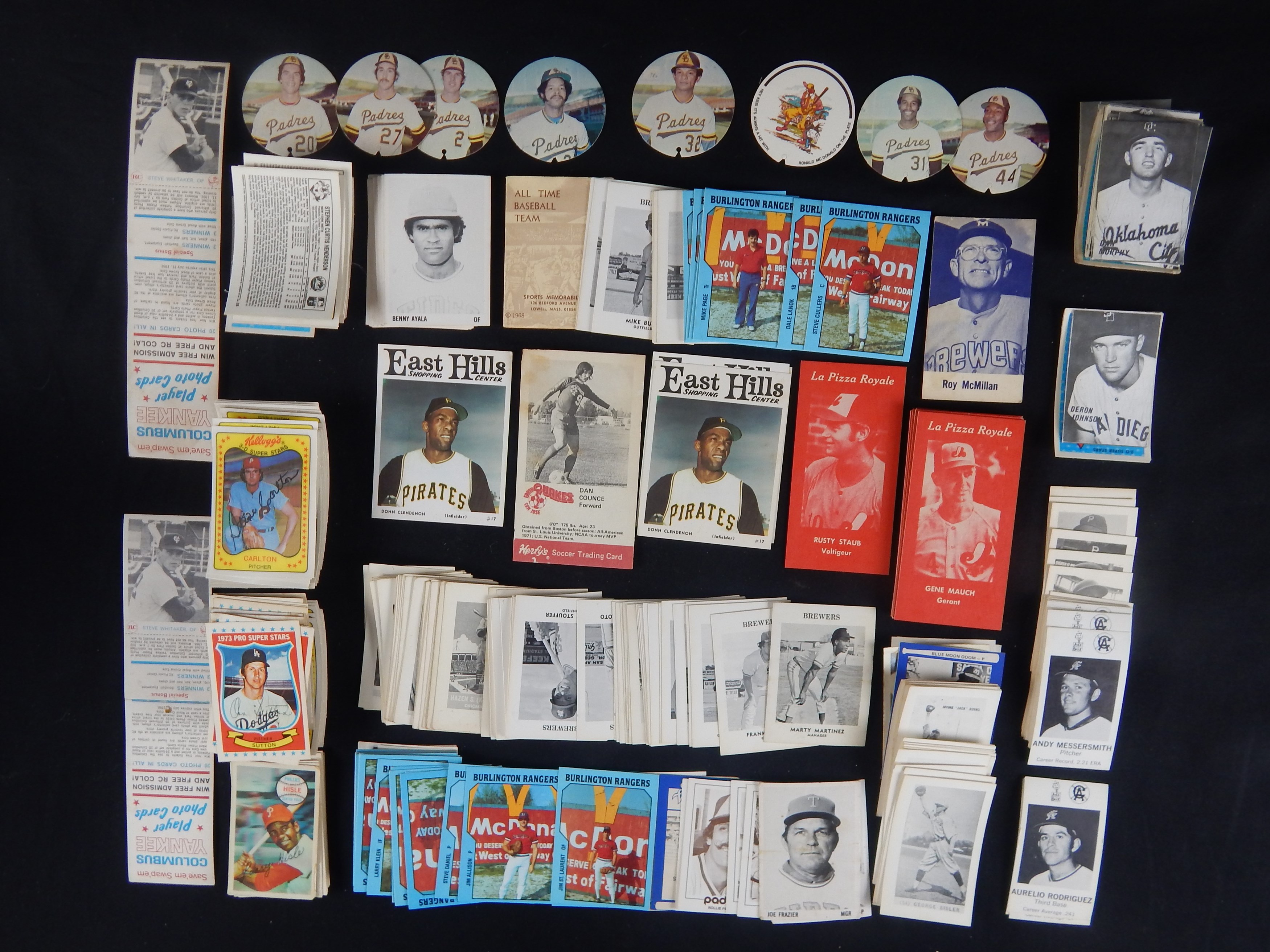- 1960s-70s Oddball Lot of Cards Inc. Minor League and Frank Nagy Cards