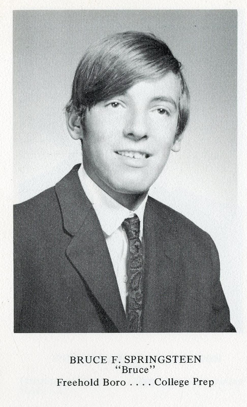 - 1967 Bruce Springsteen High School Yearbook