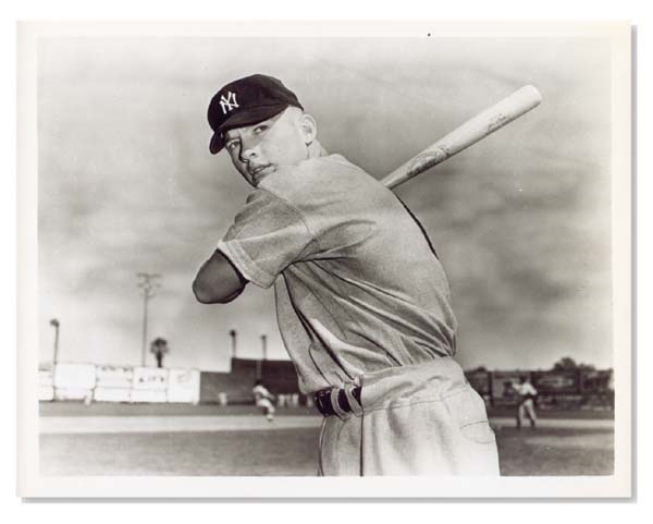 - New York Yankees Photograph Collection Including Mantle Rookie
