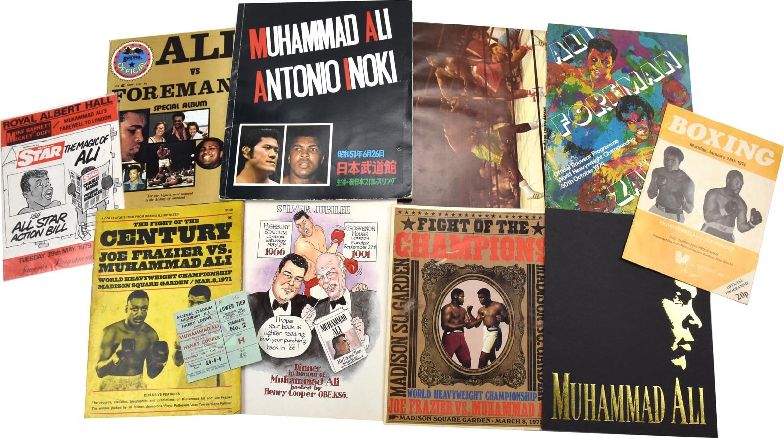 Muhammad Ali Program & Ticket Collection (12)