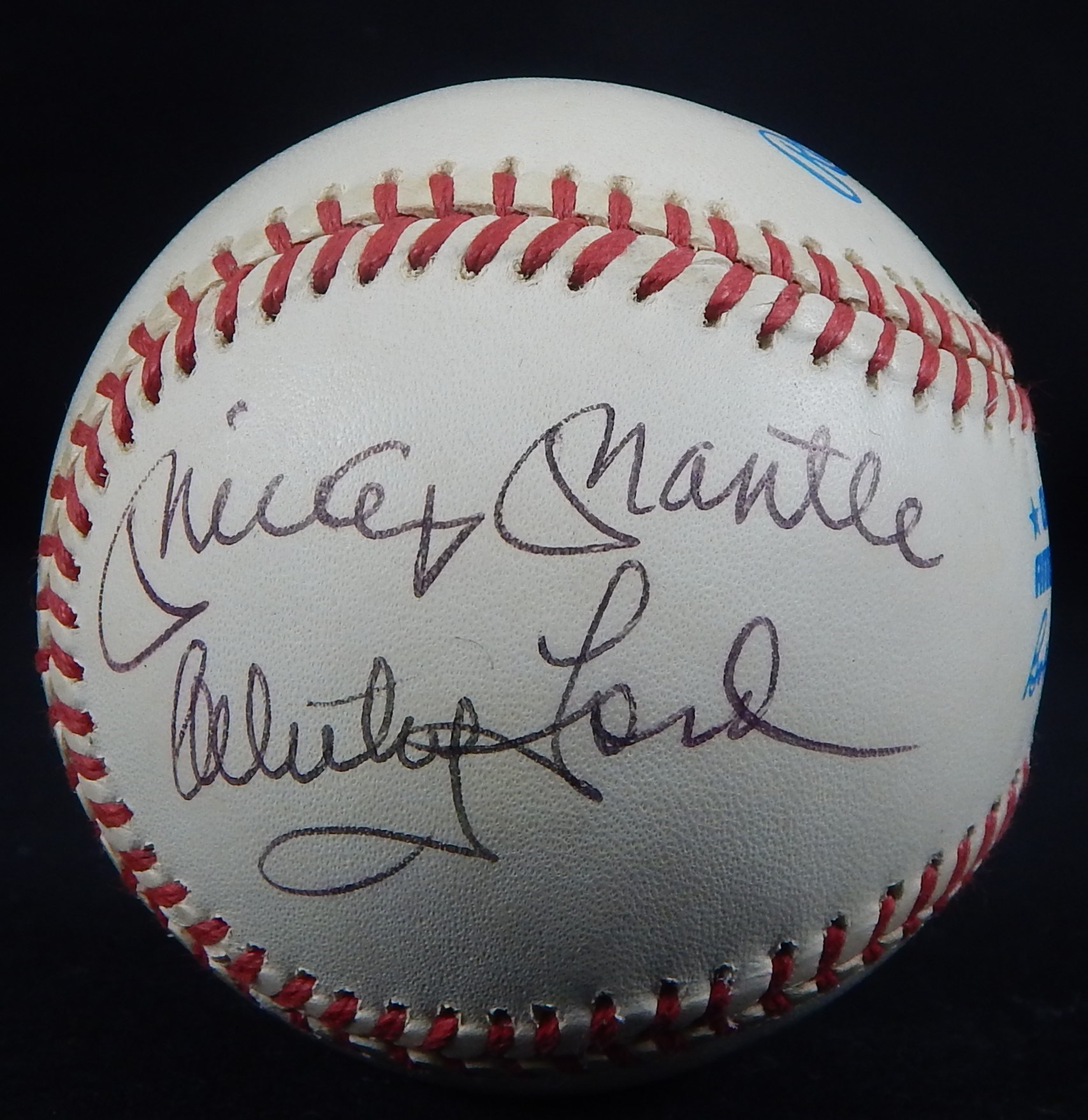 - Mantle, Berra and Ford Signed Baseball